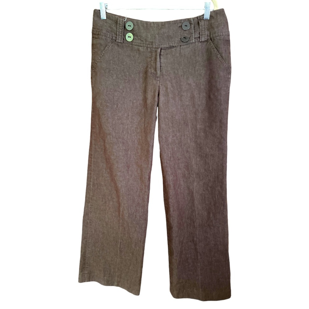 Willi Smith Brown Wide Leg Pants 10